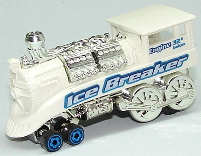 Hot Wheels 1999 #1043, Rail Rodder, NEW/LOOSE, white (unpainted base/Malaysia)