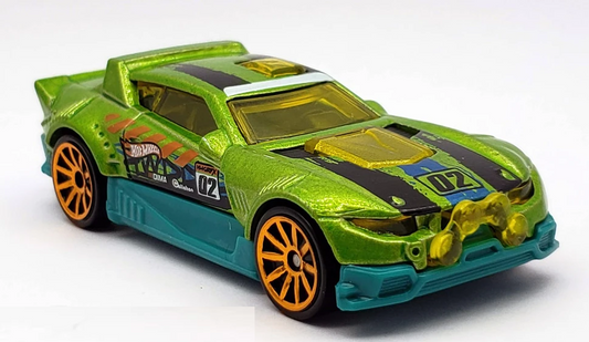 Hot Wheels 2018 HW Daredevils 5/5 Rally Cat, NEW/LOOSE, green