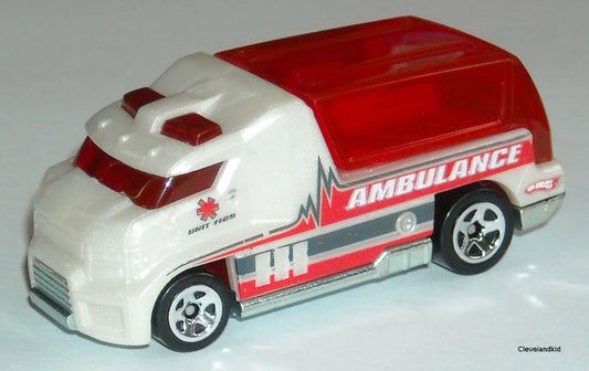 Hot Wheels 2010 New Models #18/44 Rapid Response, PREOWNED/LOOSE, pearl white