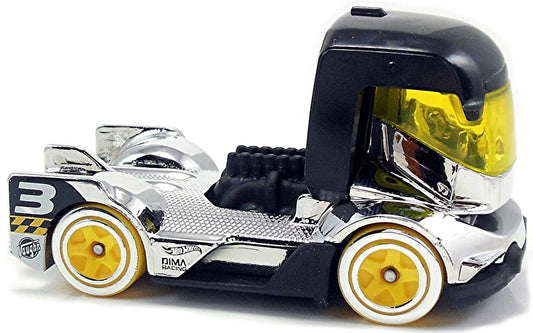 Hot Wheels 2018 #038/365 Rig Heat, NEW/LOOSE, chrome