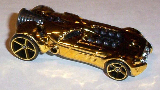 Hot Wheels 2009 #055/190 Rocket Fire, NEW/LOOSE, chrome gold
