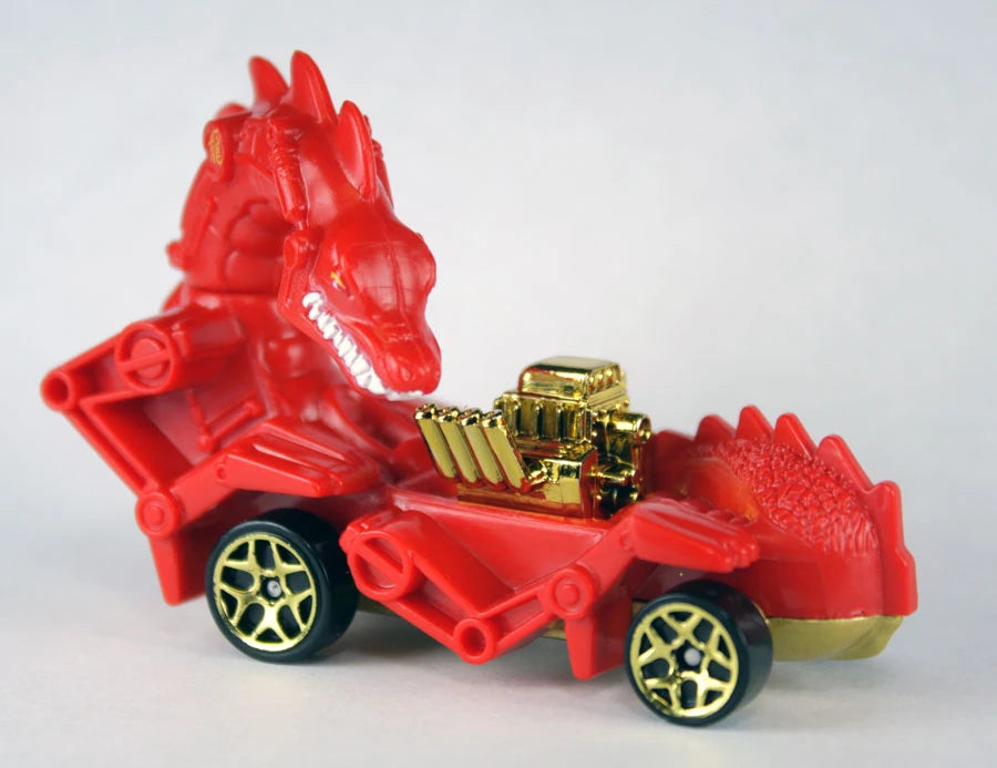 Hot Wheels 2012 Year of the Dragon Edition Rodzilla, NEW/LOOSE, red