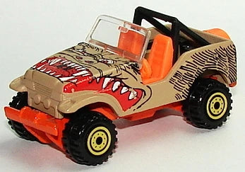 Hot Wheels 1996 #415, Trailbuster/Roll Patrol, NEW/LOOSE, tan (yellow CT)