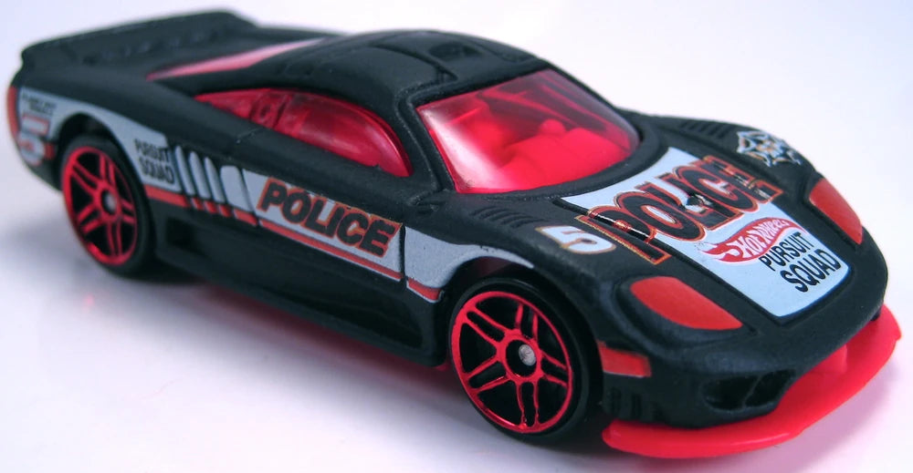 Hot Wheels 2003 #157 Saleen S7, NEW/LOOSE, flat black