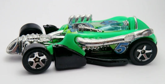 Hot Wheels 2003 #137 Saltflat Racer, PREOWNED/LOOSE, green