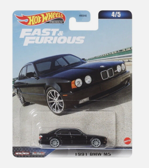 Hot Wheels Premium 2023 Fast & Furious 4/5 1991 BMW M5