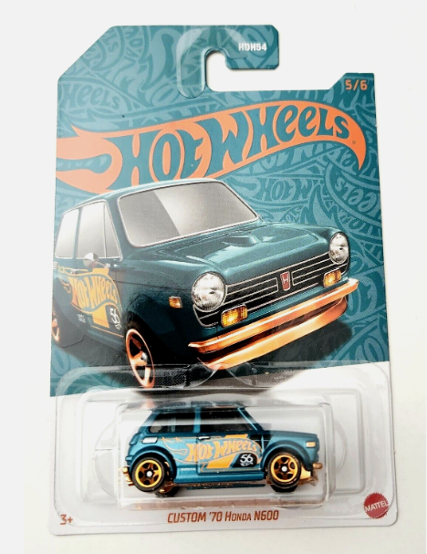 Hot Wheels 2024 Pearl And Chrome 56th Anniversary 5/6 Custom '70 Honda N600