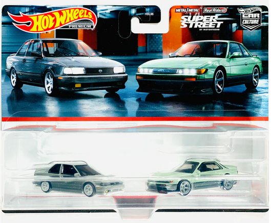 Hot Wheels Premium 2-pack 2-pack '91 Nissan Sentra & Nissan Silvia (S13)