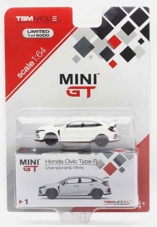 Mini GT #1 Honda Civic Type R, championship white