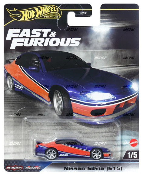 Hot Wheels Premium 2024 Fast & Furious 1/5 Nissan Silvia (S15 ...