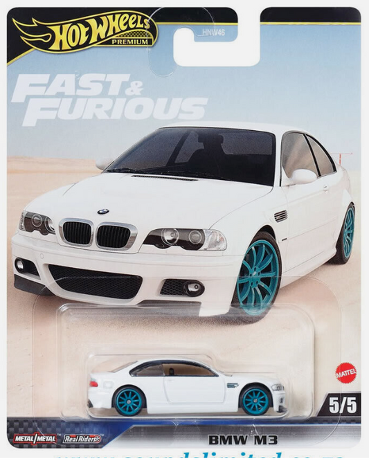 Hot Wheels Premium 2024 Fast & Furious 5/5 BMW M3 E46
