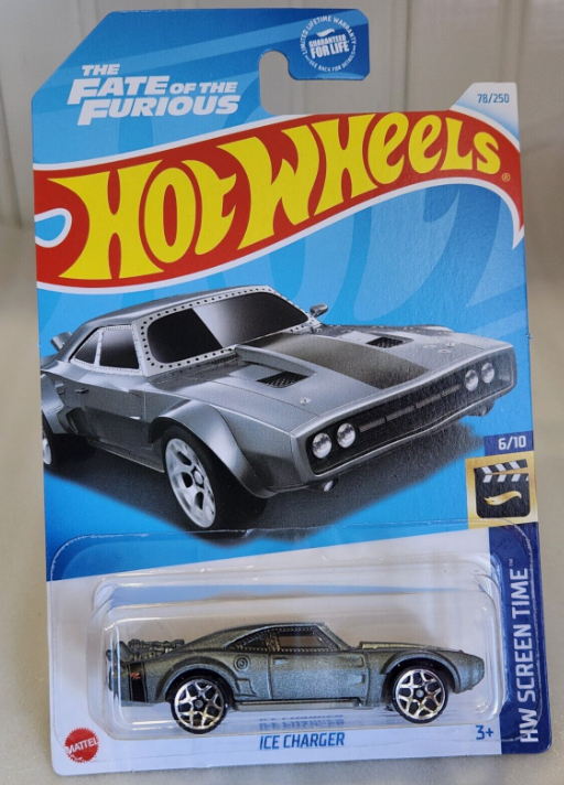 Hot Wheels 2024 #078/250 Ice Charger, satin grey