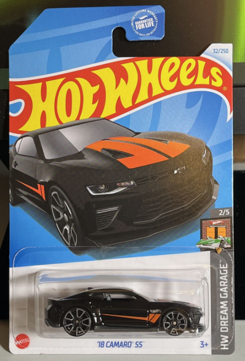 Hot Wheels 2024 #032/250 '18 Camaro SS, black