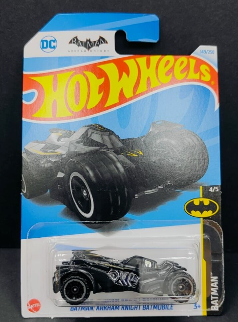 Hot Wheels 2024 #149/250 Batman: Arkham Knight Batmobile, black