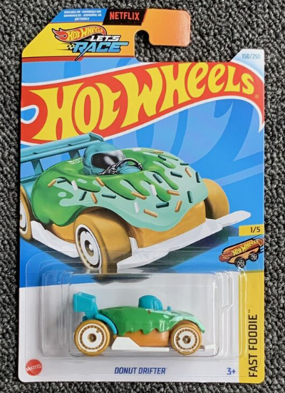 Hot Wheels 2024 #150/250 Donut Drifter, green
