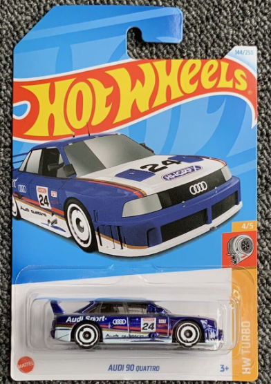 Hot Wheels 2024 #144/250 Audi 90 quattro, dark blue