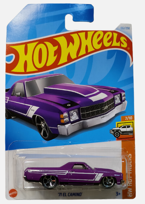 Hot Wheels 2024 #132/250 '71 El Camino, purple