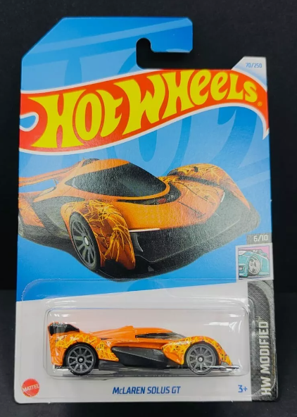 Hot Wheels 2024 #070/250 McLaren Solus GT, orange