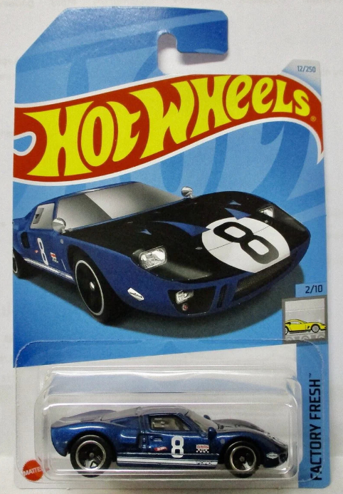 Hot Wheels 2024 #012/250 Ford GT40, blue