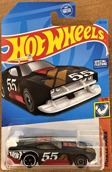 Hot Wheels 2023 #100/250 Count Muscula, matte black