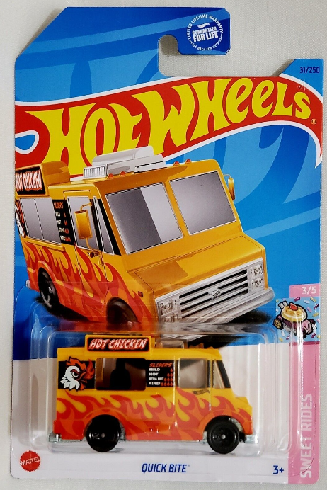 Hot Wheels 2023 #031/250 Quick Bite, yellow