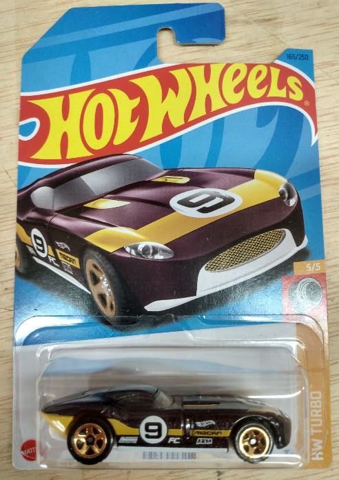 Hot Wheels 2023 #165/250 Fast Felion, metalflake dark maroon