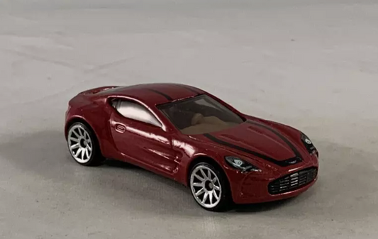 Hot Wheels 2023 Multipack Exclusive Aston Martin One-77, NEW/LOOSE, red