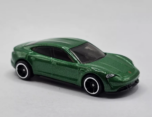 Hot Wheels 2023 #149/250 Porsche Taycan Turbo S, NEW/LOOSE, metalflake mamba green