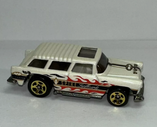 Hot Wheels 1999 Surf 'n Fun Series #4/4 Chevy Nomad, NEW/LOOSE, pearl white