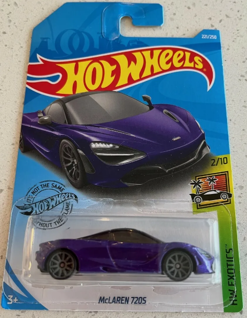 Hot Wheels 2019 #221/365 McLaren 720S, purple
