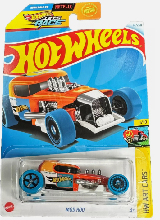 Hot Wheels 2024 #061/250 DOLLAR TREE EXCLUSIVE Mod Rod, orange