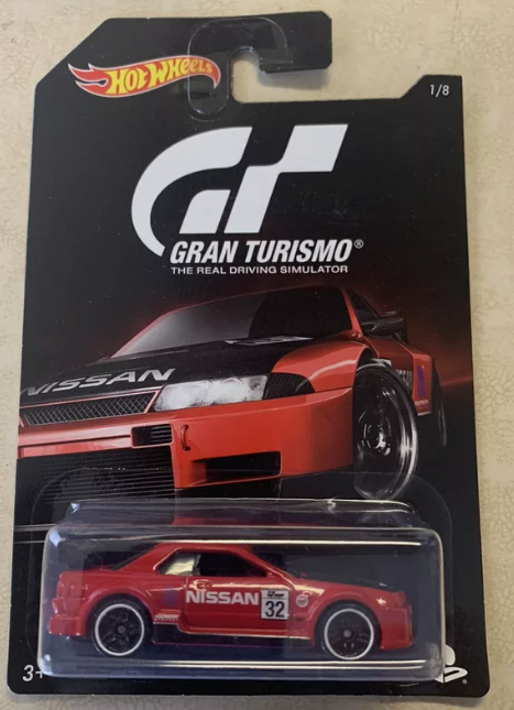 Hot Wheels 2015 Gran Turismo Nissan Skyline GT-R (R32), red