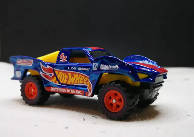 Hot Wheels 2024 #115/250 Baja Truck, NEW/LOOSE, HW race team blue