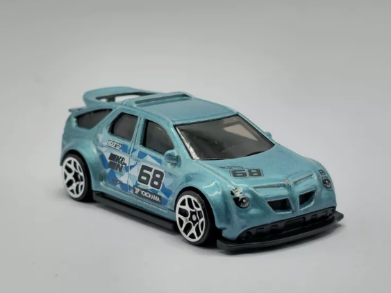 Hot Wheels 2024 #111/250 Pontiac Aztek Custom, NEW/LOOSE, metalflake robin egg blue