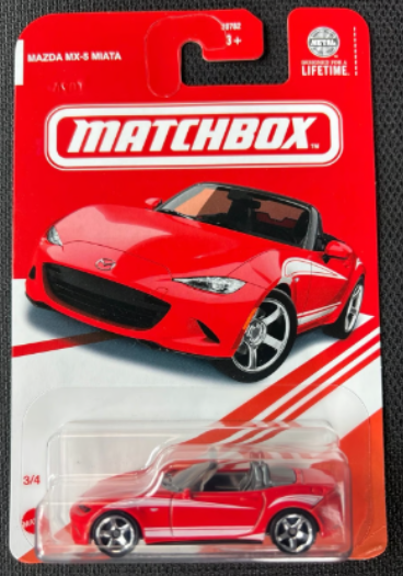 Matchbox 2024 RED EDITION Mazda MX-5 Miata, red