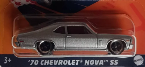 Hot Wheels 2024 Silver Label Decades of Fast 2/5 '70 Chevy Nova SS, NEW/LOOSE, silver