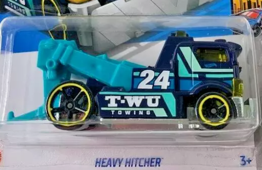 Hot Wheels 2024 #135/250 Heavy Hitcher, NEW/LOOSE, dark blue