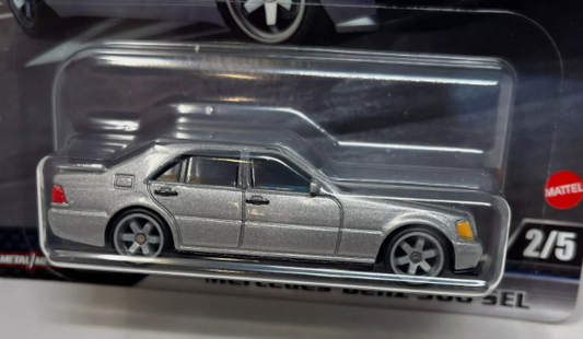Hot Wheels Premium 2024 Fast & Furious 2/5 Mercedes-Benz 500 SEL, NEW/LOOSE