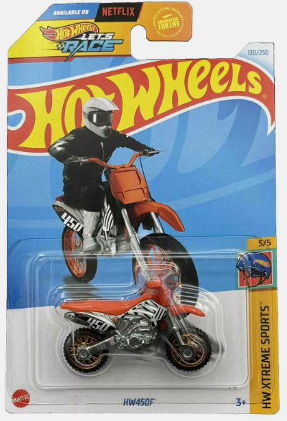 Hot Wheels 2024 #130/250 HW450F, orange