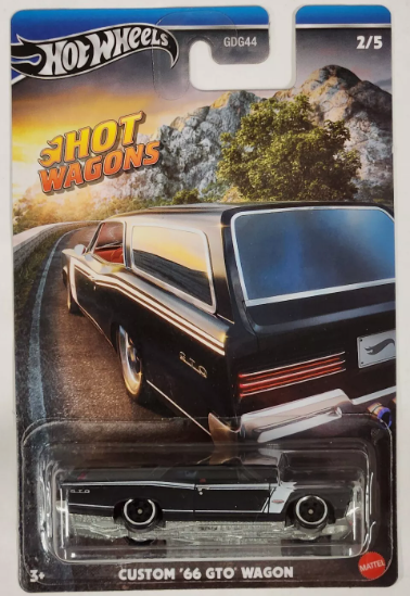Hot Wheels 2024 Hot Wagons 2/5 Custom '66 GTO Wagon, black