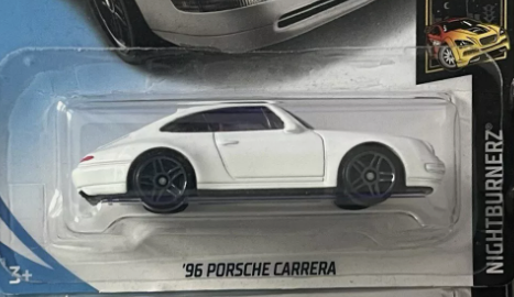 Hot Wheels 2019 #155/250 '96 Porsche Carrera, PREOWNED/LOOSE, white