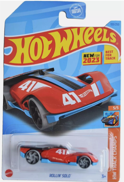 Hot Wheels 2023 #133/250 Rollin' Solo, red