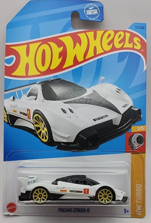 Hot Wheels 2023 #072/250 Pagani Zonda R, white