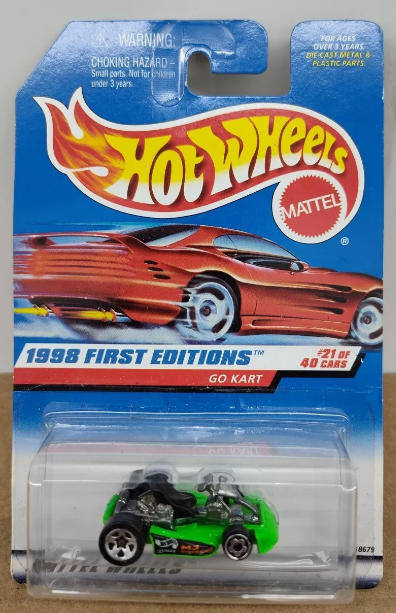 Hot Wheels 1998 First Editions #21/40 Go Kart, green