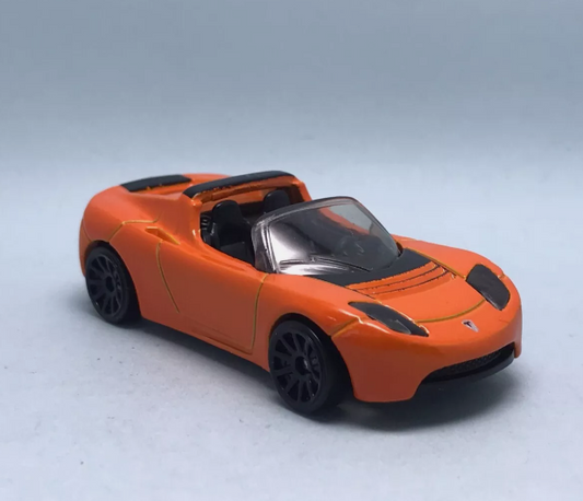 Hot Wheels 2023 #217/250 Tesla Roadster, NEW/LOOSE, orange