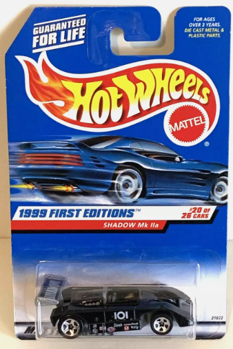 Hot Wheels 1999 First Editions #20/26 Shadow Mk IIa, black