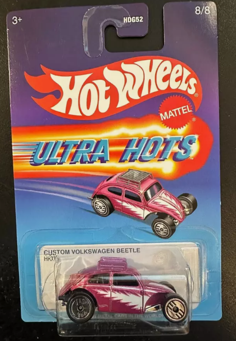 Hot Wheels 2024 Ultra Hots Mix B 8/8, Custom Volkswagen Beetle, spectraflame magenta