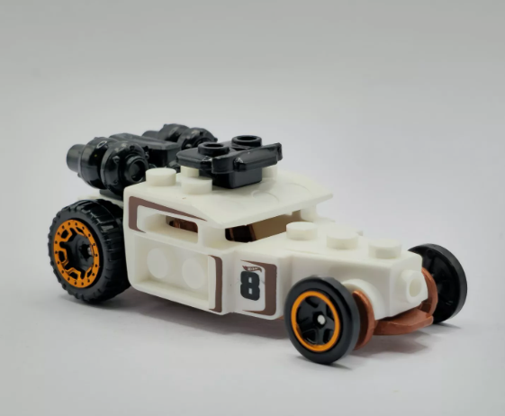 Hot Wheels 2024 #025/250 Brick and Motor, NEW/LOOSE, white