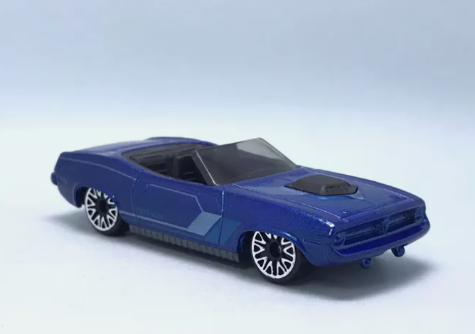 Hot Wheels 2024 #020/250 '70 Plymouth Barracuda, NEW/LOOSE, blue