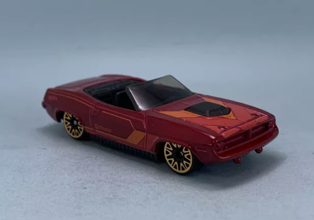 Hot Wheels 2024 #020/250 '70 Plymouth Barracuda, NEW/LOOSE, dark red